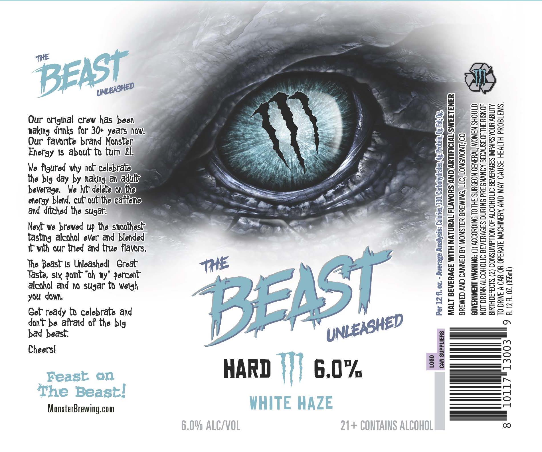 Monster Brewing The Beast Unleashed White Haze Better On Draft